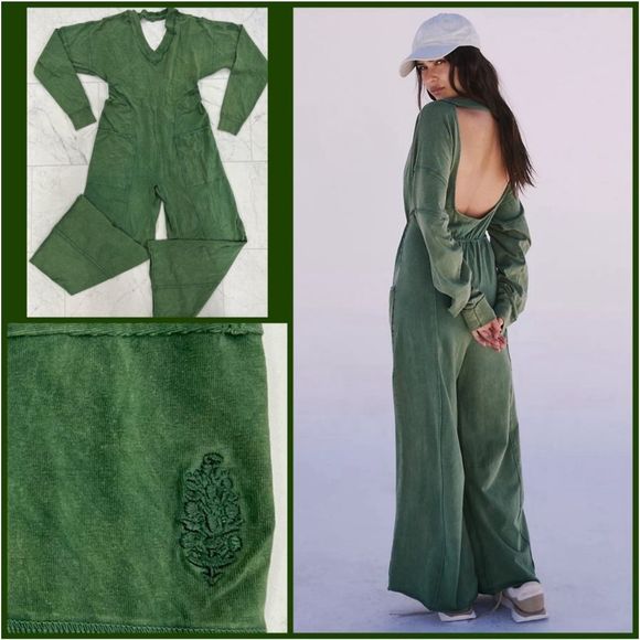 NWOT FP Hot Shot Runner One-Piece Smoke Pine Medium